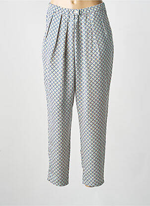 Pantalon drept croială morcov talie înaltă verde MOLLY BRACKEN femeie