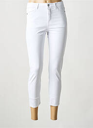 Blugi skinny talie înaltă talie înaltă alb KANOPE femme