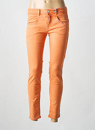 Blugi cu croială slim portocaliu STREET ONE femeie