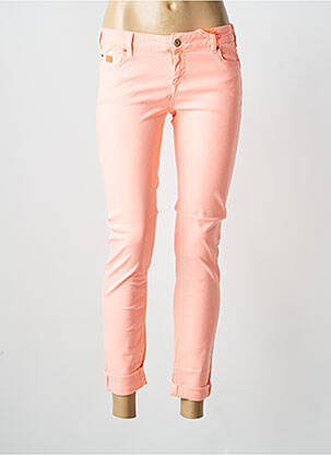 Blugi skinny elasticitate talie joasă portocalie REDSKINS femeie