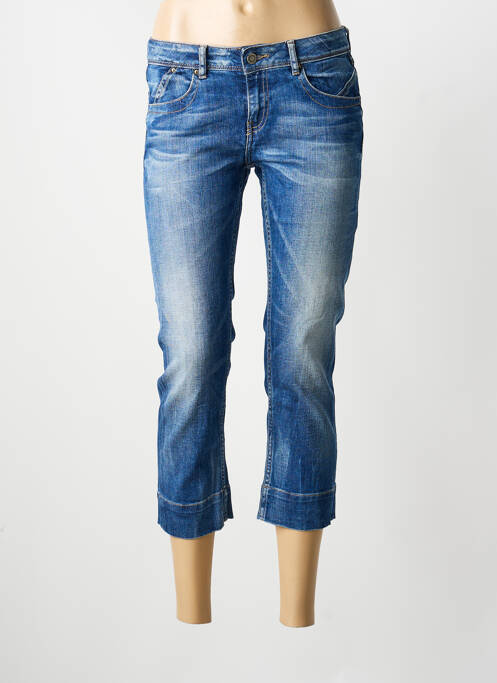 Blugi cu croială slim albastru SCHOOL RAG femeie