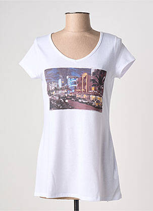 Tricou alb TRUE LEGEND femeie