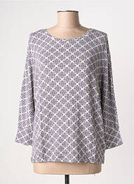 Tricou croială dreaptă mâneci 3/4 violet STREET ONE femme