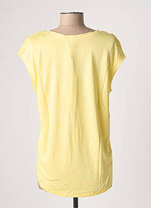 Tricou elasticitate mâneci scurte galben STREET ONE femeie