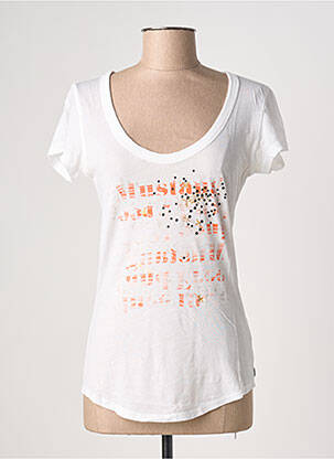 Tricou alb MUSTANG femeie