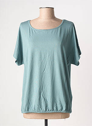 Tricou elasticitate mâneci scurte albastru STREET ONE femeie
