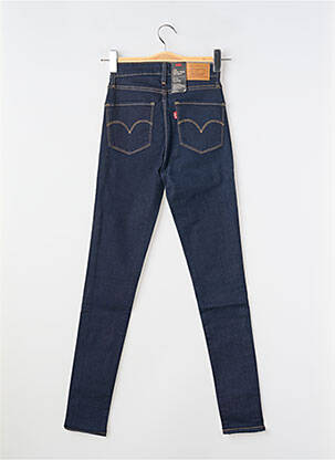 Blugi skinny țesătură brută talie înaltă albastru LEVI'S femeie