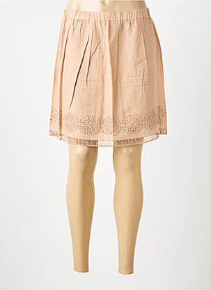 Fustă scurtă bej SCHOOL RAG femeie