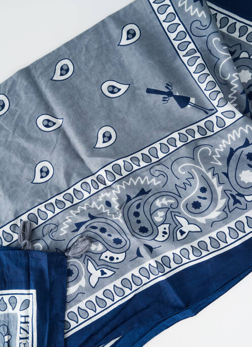 Eșarfă albastru A L'AISE  BREIZH femeie