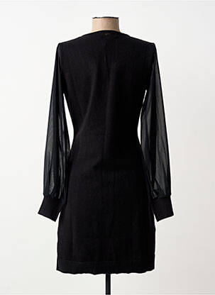 Rochie pulover guler în v mâneci lungi negru FREEMAN T.PORTER femeie