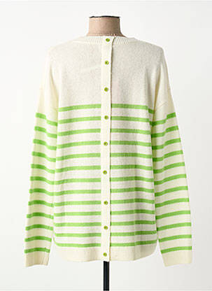 Pulover guler în v mâneci lungi verde ZOE ZONE OF EMBROIDERED femeie