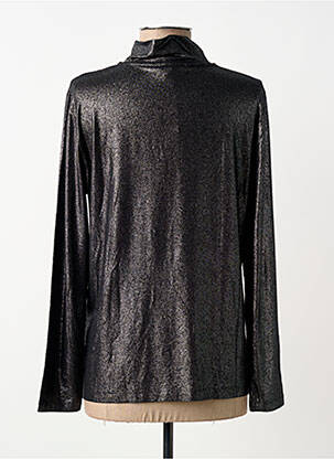 Top croială cambrată mâneci lungi argintiu TUZZI femeie