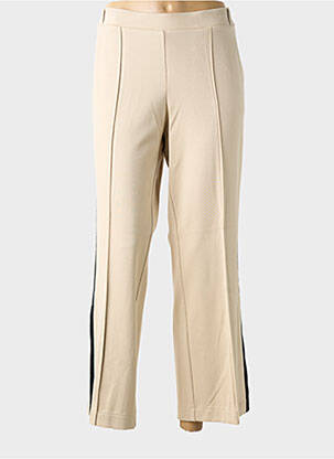 Pantalon 7/8 elasticitate talie joasă bej VILAGALLO femeie