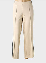 Pantalon 7/8 elasticitate talie joasă bej VILAGALLO femme