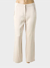 Pantalon 7/8 țesătură poplin mărime normală bej TUZZI femme
