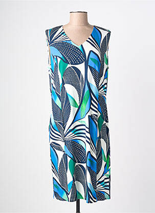 Rochie midi albastru GEVANA femeie