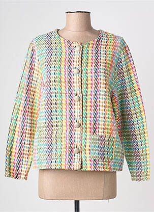 Jachete casual guler rotund verde EPINE & NOISETTE femeie