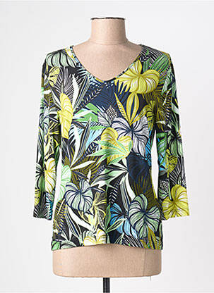 Tricou mâneci lungi mâneci lungi verde SAINT CHARLES femeie