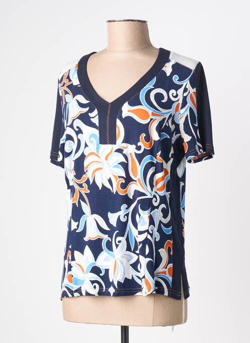 Tricou albastru FRANCE RIVOIRE femeie