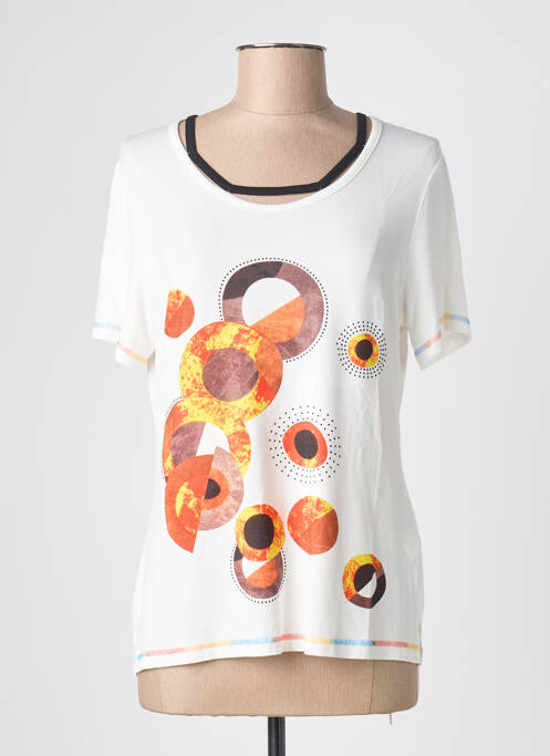 Tricou alb FRANCE RIVOIRE femeie