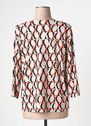 Tricou mâneci 3/4 mâneci 3/4 bej FRANK WALDER femeie