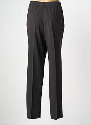 Pantalon drept talie elastică mărime normală negru KARTING femeie