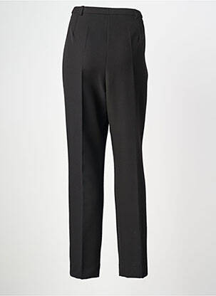 Pantalon drept talie cu cleme mărime normală negru WEINBERG femeie