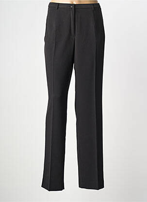 Pantalon drept talie cu cleme talie înaltă negru PAUPORTÉ femeie