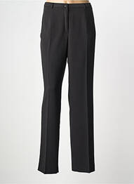 Pantalon drept țesătură crep talie înaltă negru PAUPORTÉ femme