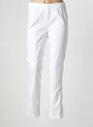 Jegging țesătură denim mărime normală alb FRANK WALDER femme