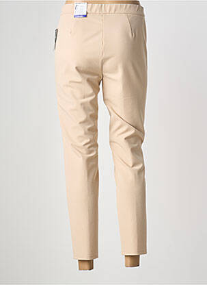 Pantalon 7/8 talie elastică mărime normală bej FRANK WALDER femeie