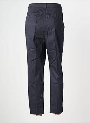 Pantalon 7/8 țesătură poplin mărime normală albastru CHRISTIAN MARRY femeie
