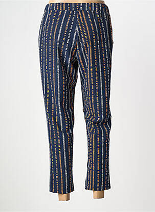 Pantalon 7/8 talie elastică mărime normală albastru FRANCE RIVOIRE femeie
