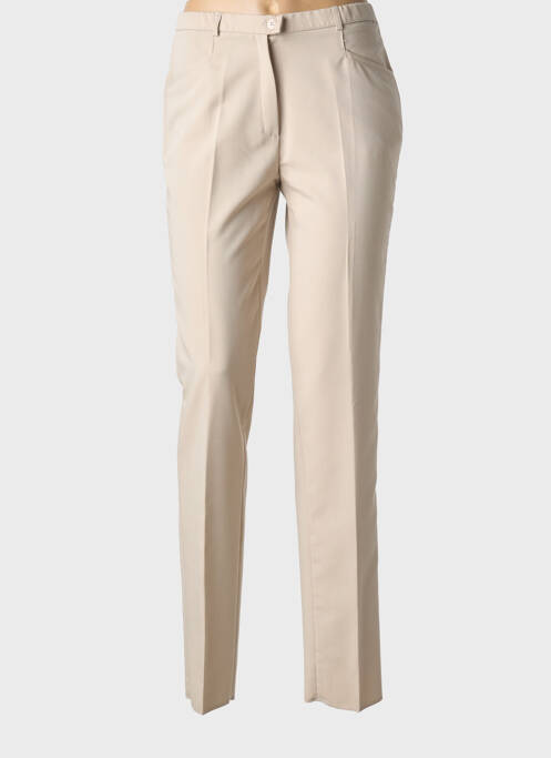 Pantalon slim bej închis CHRISTIAN MARRY femeie