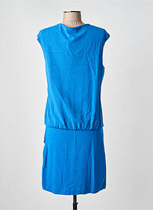 Rochie midi mâneci scurte mâneci scurte albastru COP COPINE femeie