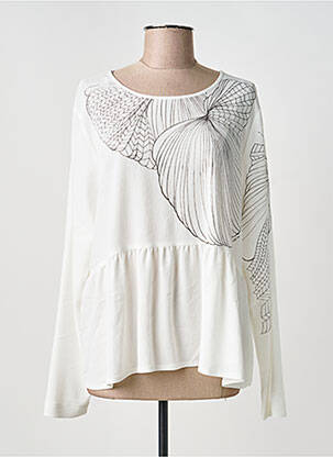 Top alb COP COPINE femeie