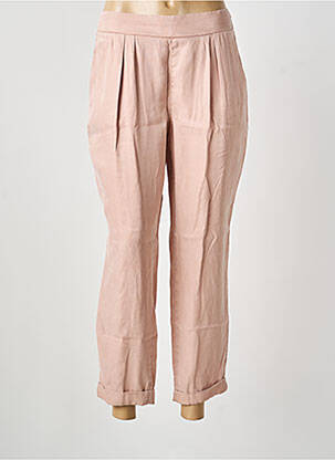 Pantalon 7/8 țesătură poplin mărime normală roz DESGASTE femeie