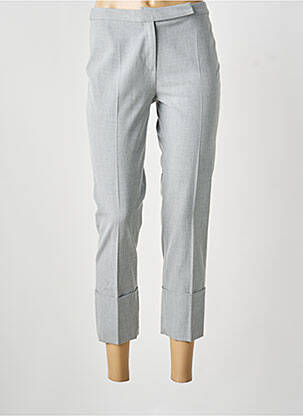 Pantalon 7/8 talie cu cleme mărime normală gri COP COPINE femeie