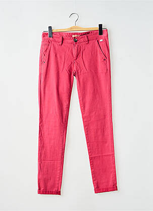 Pantalon chino talie joasă talie joasă roz DDP femeie
