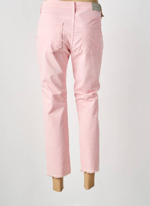 Blugi cu croială slim roz DESGASTE femeie