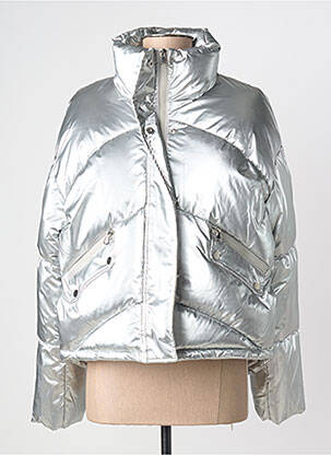 Geacă matlasată argintiu LILI SIDONIO femeie