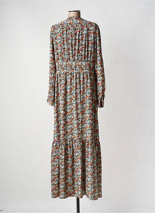 Rochie lungă mâneci lungi mâneci lungi portocalie MOLLY BRACKEN femeie
