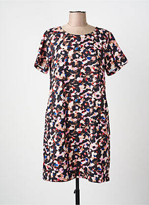 Rochie midi croială fluidă mâneci scurte negru MOLLY BRACKEN femeie
