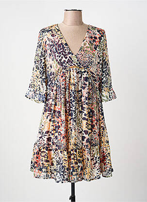 Rochie midi bej KAPORAL femeie