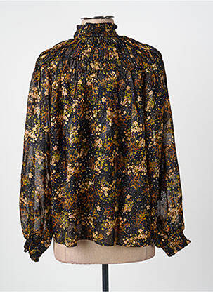 Bluză imprimeu floral mâneci lungi negru MOLLY BRACKEN femeie