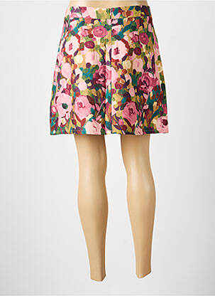 Fustă scurtă închidere cu fermoar la spate roz MOLLY BRACKEN femeie