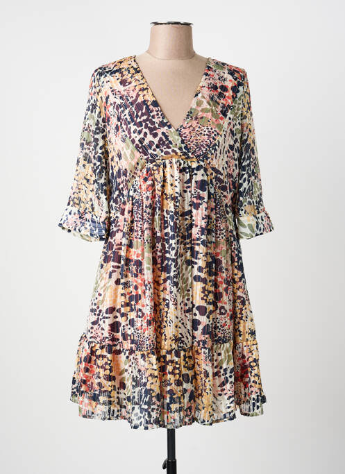 Rochie midi bej KAPORAL femeie