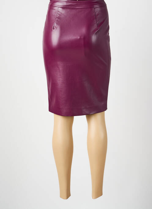 Fustă midi violet GUESS femeie