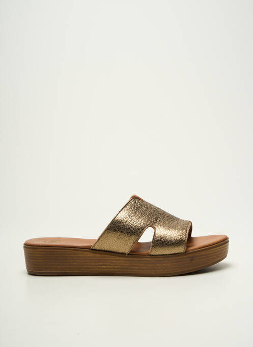 Sandale/Pantofi decupați auriu SMS femeie