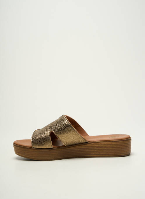 Sandale/Pantofi decupați auriu SMS femeie